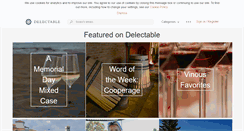Desktop Screenshot of delectable.com